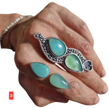 Load image into Gallery viewer, Turquoise Jade Serpent Ring or Pendant -  Made to Order