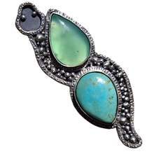 Load image into Gallery viewer, Turquoise Jade Serpent Ring or Pendant -  Made to Order