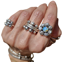 Load image into Gallery viewer, Boulder Opal Chunky Dots Ring or Pendant