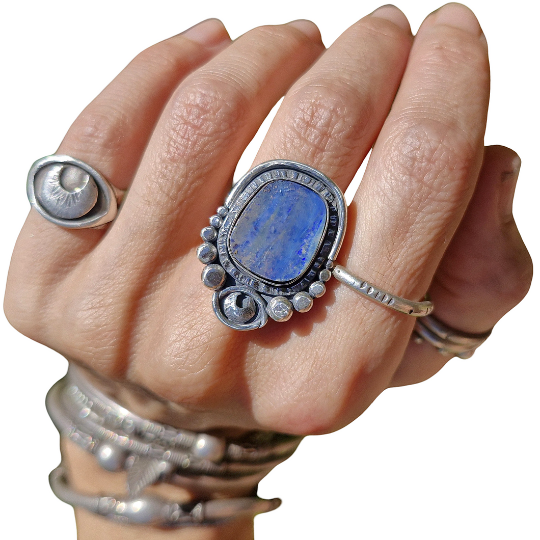 Boulder Opal Ring or Pendant