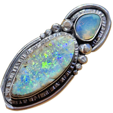 Load image into Gallery viewer, Boulder and Lightning RidgeOpal Ring or Pendant