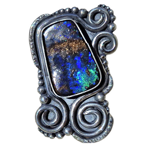 Boulder Opal Ring or Pendant