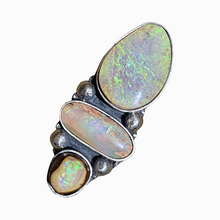 Load image into Gallery viewer, Triple Boulder Opal Ring or Pendant