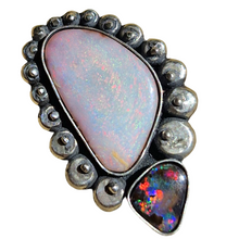 Load image into Gallery viewer, Boulder Opal Chunky Dots Ring or Pendant