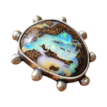 Load image into Gallery viewer, Boulder Opal Dotty Ring or Pendant