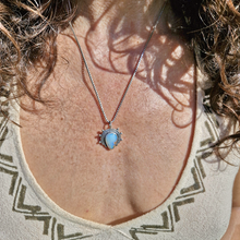Load image into Gallery viewer, Boulder Opal Dotty Borders Pendant