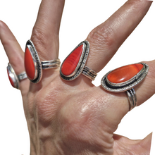 Load image into Gallery viewer, Rosarita Claw  925 silver rings