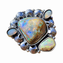 Load image into Gallery viewer, Boulder Opal &amp; Mintabie Ring or Pendant