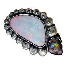 Load image into Gallery viewer, Boulder Opal Chunky Dots Ring or Pendant