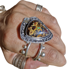 Load image into Gallery viewer, Boulder Opal Serpent Ring or Pendant