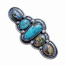 Load image into Gallery viewer, Turquoise and Opal Ring or Pendant