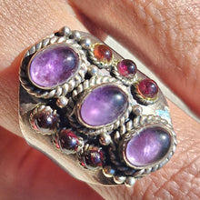 Load image into Gallery viewer, Amethyst 925 Silver Ring