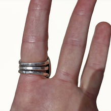 Load image into Gallery viewer, Mexican Opal Triple Band Ring