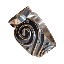 Load image into Gallery viewer, Boulder Opal Swirl Ring