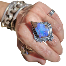 Load image into Gallery viewer, Boulder Opal Ring or Pendant