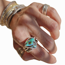 Load image into Gallery viewer, Chunky Boulder Opal Stacker Ring