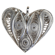 Load image into Gallery viewer, Laura Lee Filigree Heart Pendant