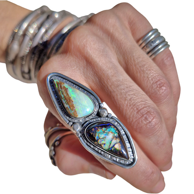 Boulder Opal Ring or Pendant