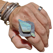Load image into Gallery viewer, Boulder &amp; Mintabie Opal Ring or Pendant