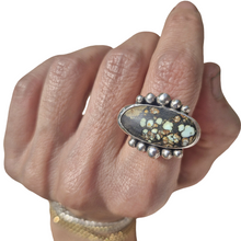 Load image into Gallery viewer, Seven Dwarves Turquoise 925 Silver Ring