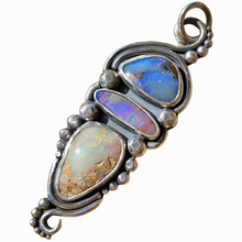 Load image into Gallery viewer, Boulder &amp; Pipe Dotty Swirls Double Side Pendant