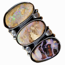 Load image into Gallery viewer, 3 Boulder Opal Ring or Pendant