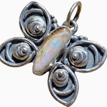 Load image into Gallery viewer, Boulder Opal Butterfly Pendant