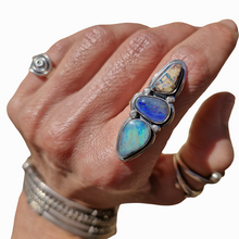 Load image into Gallery viewer, 3 Boulder Opal Ring or Pendant