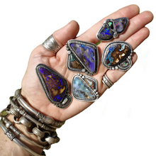 Load image into Gallery viewer, Boulder Opal Ring or Pendant