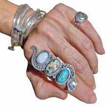 Load image into Gallery viewer, Snake Turquoise, Opal Ring or Pendant