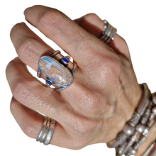 Load image into Gallery viewer, Boulder Opal &amp; Doublet Opal Ring