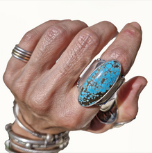 Load image into Gallery viewer, No.8 Turquoise Moon Phase Ring