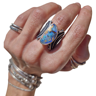 Drop in the Ocean Opal Ring