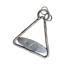 Load image into Gallery viewer, Turquoise 925 Silver Triangle Pendant