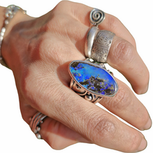 Load image into Gallery viewer, Boulder Opal Natures Swirls Ring