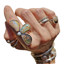 Load image into Gallery viewer, Triple Boulder Ring or Pendant