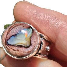 Load image into Gallery viewer, Mexican Opal Moonphase Ring