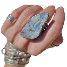 Load image into Gallery viewer, Boulder Opal Stars &amp; Moon Magic Ring