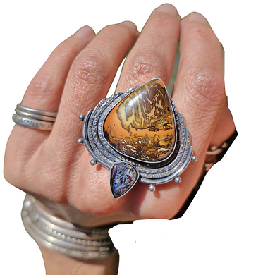 Boulder Opal Ring or Pendant
