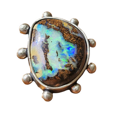 Load image into Gallery viewer, Boulder Opal Dotty Ring or Pendant