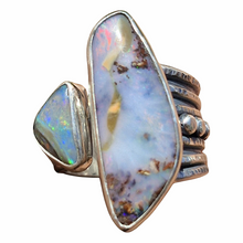 Load image into Gallery viewer, Boulder Opal Ring