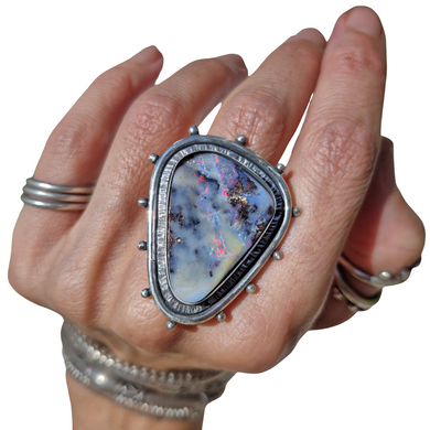 Boulder Opal Ring or Pendant