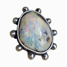 Load image into Gallery viewer, Boulder Opal Dotty Ring or Pendant