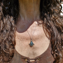 Load image into Gallery viewer, Newlander Turquoise Moons Pendant