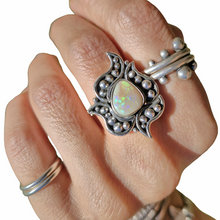Load image into Gallery viewer, Lightning Ridge Opal Natures Swirl Ring or Pendant