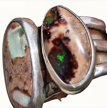 Load image into Gallery viewer, Mexican Opal Triple Band Ring