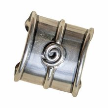 Load image into Gallery viewer, Spirals Open Band Cuff Ring - Made to Order