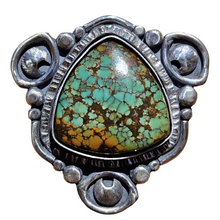Load image into Gallery viewer, Hubei Turquoise Past Present Future Ring or Pendant