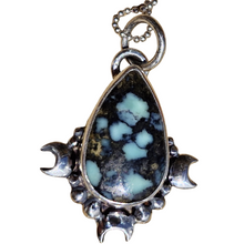 Load image into Gallery viewer, Newlander Turquoise Moons Pendant