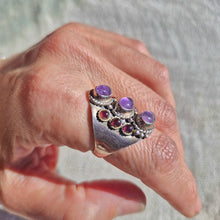 Load image into Gallery viewer, Amethyst 925 Silver Ring